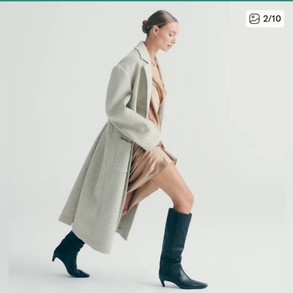 Reformation Remy Genuine Leather Knee Boots - Picture 2 of 13